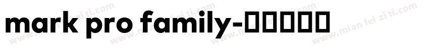 mark pro family字体转换